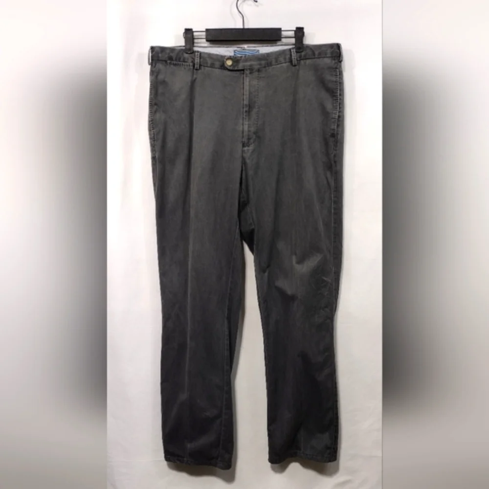 Vintage Peter Millar Pima Cotton Pants Mens 36 Gray Casual Comfy Retro 90s Y2K - Picture 1 of 7
